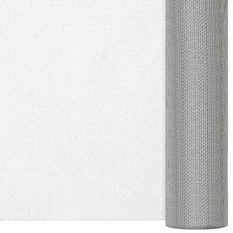 Vidaxl Mesh 80x500 cm Edelstahl Silberfarbe