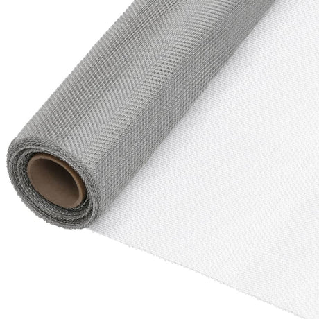 VIDAXL MESH 112X500 cm Edelstahl Silberfarbe