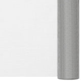 Vidaxl -Netz 112x2000 cm Edelstahl Silberfarbe