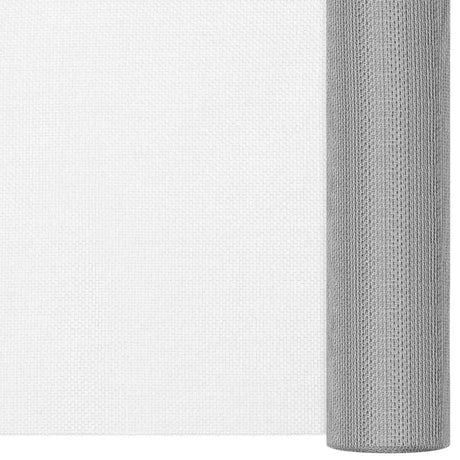 Vidaxl -Netz 112x2000 cm Edelstahl Silberfarbe