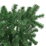 Vidaxl kunstkerstboom mit Standard 120 cm Grün umgekehrt