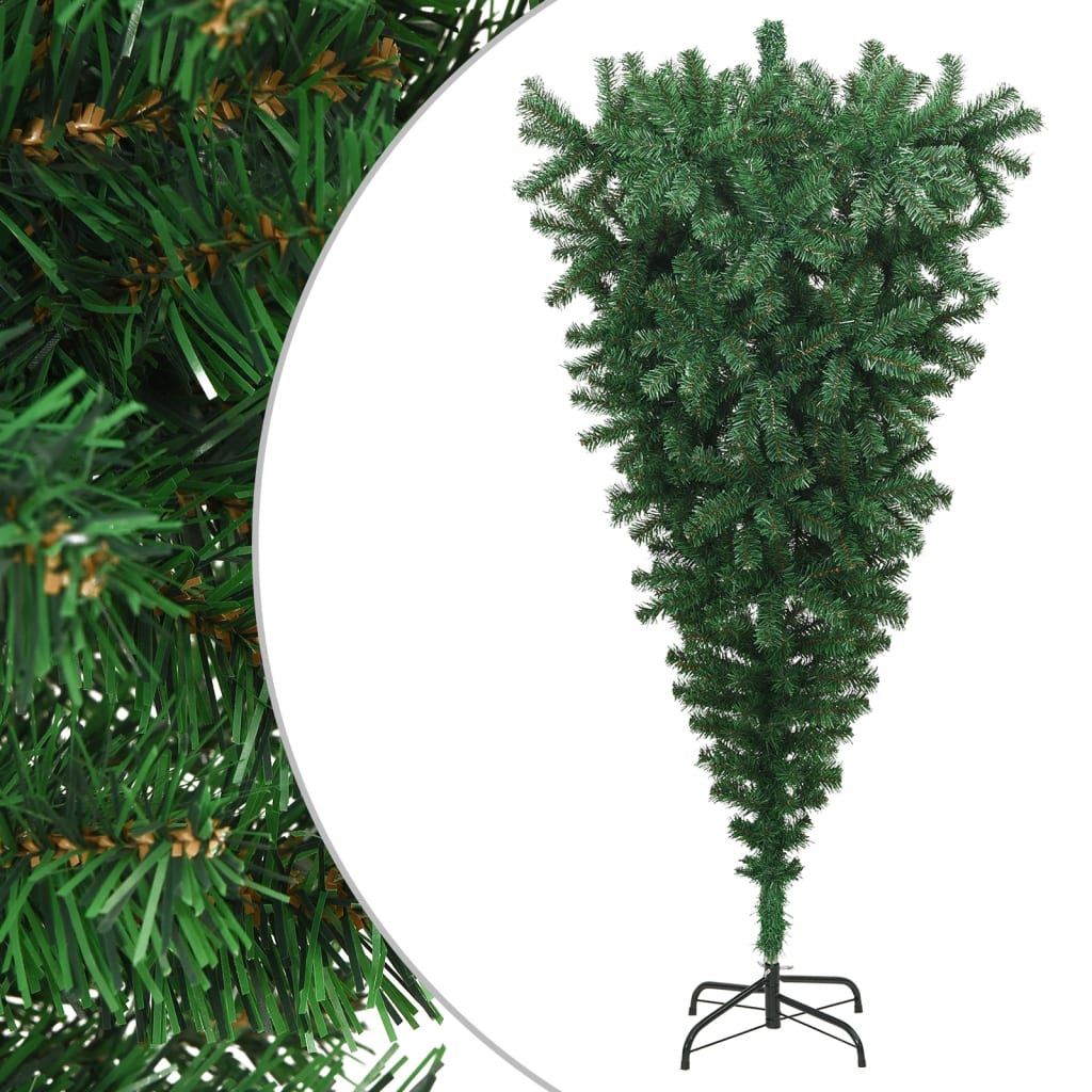 VidaXL Künstlicher Weihnachtsbaum umgekehrt mit Standard 210 cm Grün