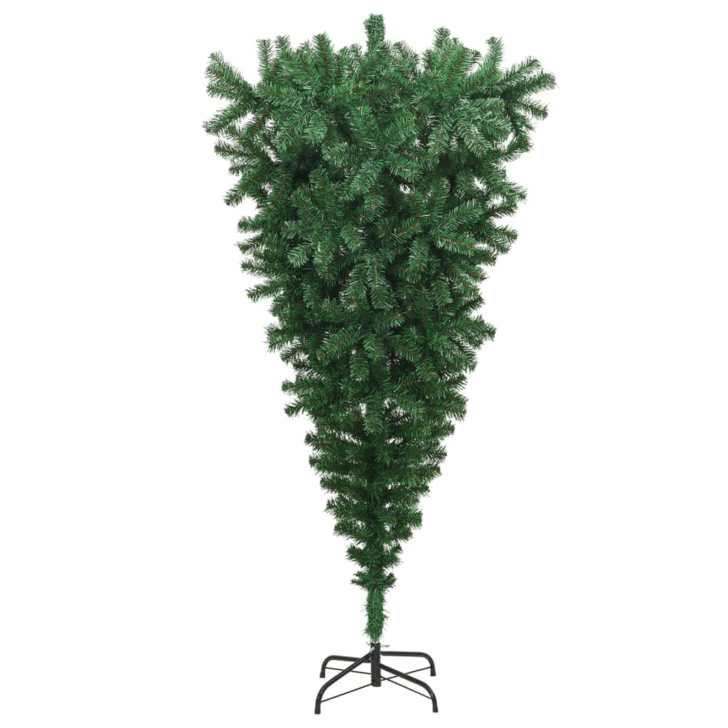 Vidaxl Kunstkerstboom mit Standard 240 cm Grün umgekehrt