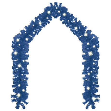 Vidaxl Weihnachtsgirlande mit LED -Leuchten 5 m blau