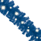 Vidaxl Weihnachtsgirlande mit LED -Leuchten 5 m blau