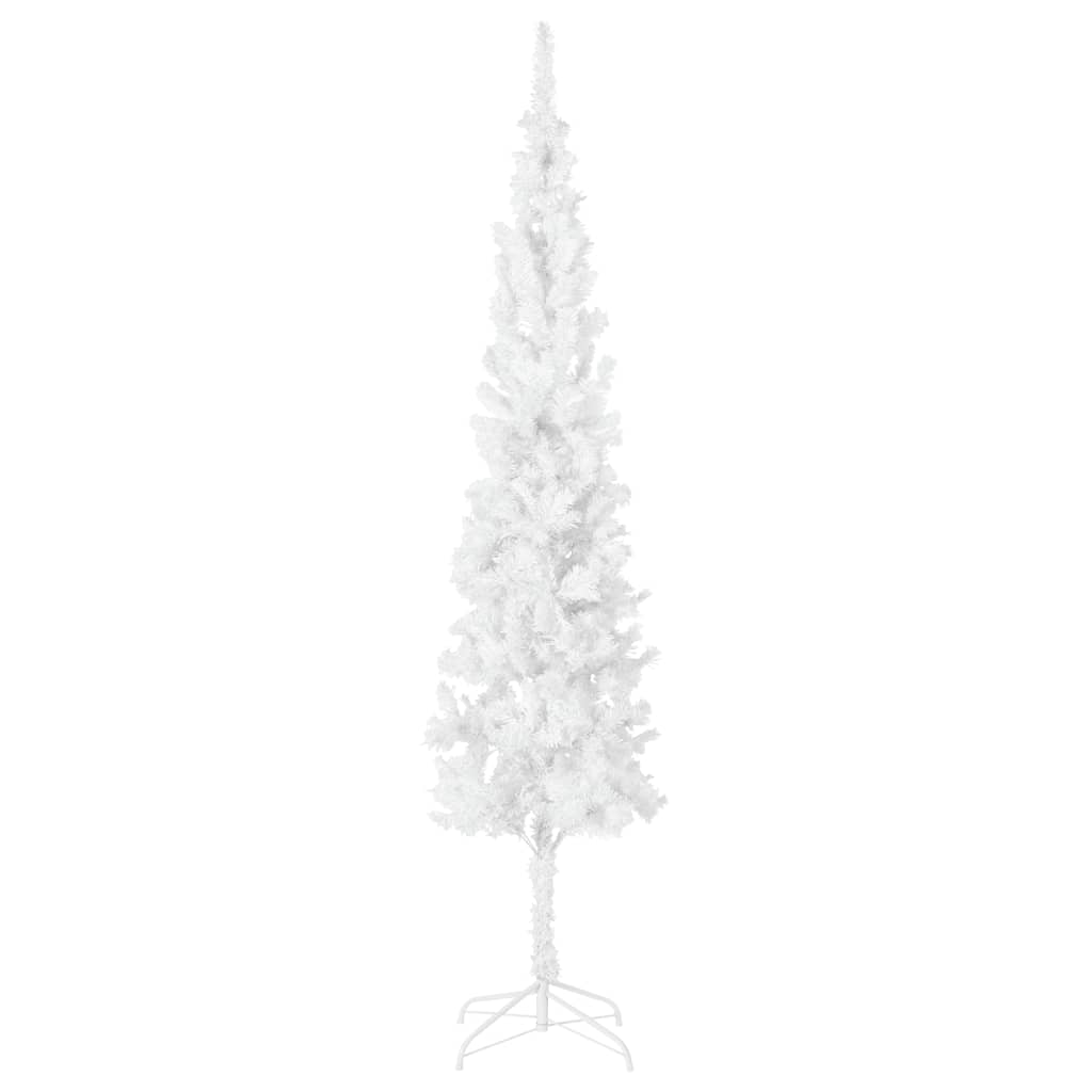Vidaxl Weihnachtsbaum schmal 210 cm Weiß