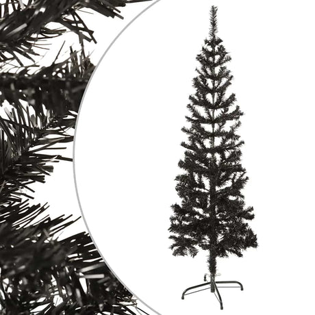 Vidaxl Weihnachtsbaum schmal 150 cm schwarz