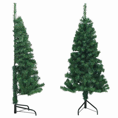 Vidaxl Kunstkerstboom Hoek 120 cm PVC Green