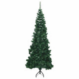 Vidaxl Kunstkerstboom Hoek 210 cm PVC Green