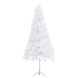 Vidaxl Kunstkerstboom Hoek 240 cm PVC Weiß