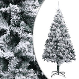 VidaXL Künstlicher Weihnachtsbaum mit Schneeflocken 300 cm PVC Grün
