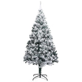 VidaXL Künstlicher Weihnachtsbaum mit Schneeflocken 300 cm PVC Grün