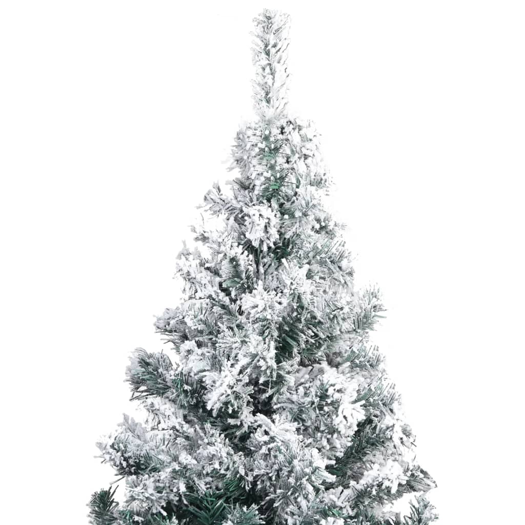 VidaXL Künstlicher Weihnachtsbaum mit Schneeflocken 300 cm PVC Grün