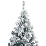 VidaXL Künstlicher Weihnachtsbaum mit Schneeflocken 300 cm PVC Grün