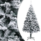 Vidaxl Kunstkerstboom mit Schnee PVC 400 cm Grün