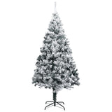 Vidaxl Kunstkerstboom mit Schnee PVC 400 cm Grün