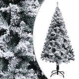 Vidaxl Kunstkerstboom mit Schnee 120 cm Grün