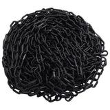 Vidaxl Sicherheitskette Ø 4 mm 30 m Plastik schwarz