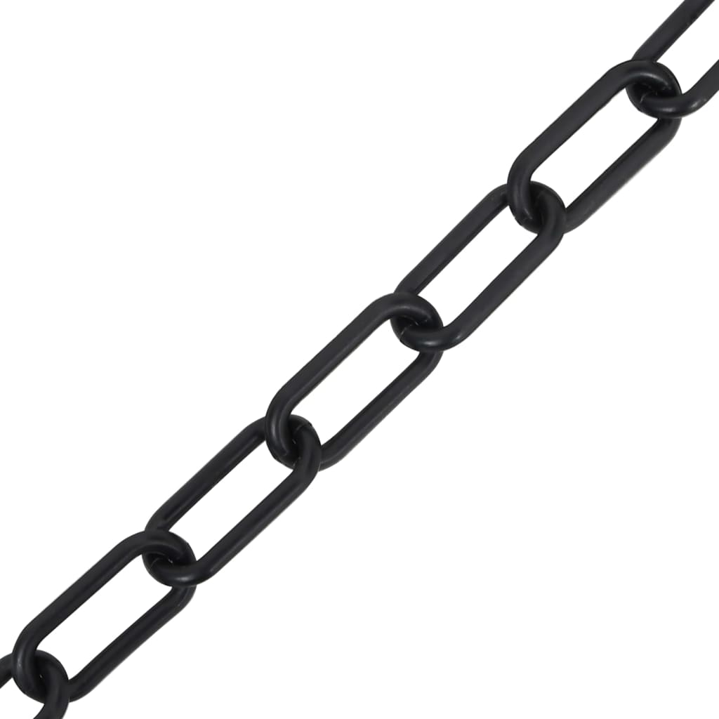 Vidaxl Sicherheitskette Ø 4 mm 30 m Plastik schwarz