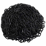 Vidaxl Sicherheitskette Ø 4 mm 100 m Plastik schwarz