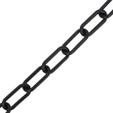 Vidaxl Sicherheitskette Ø 4 mm 100 m Plastik schwarz