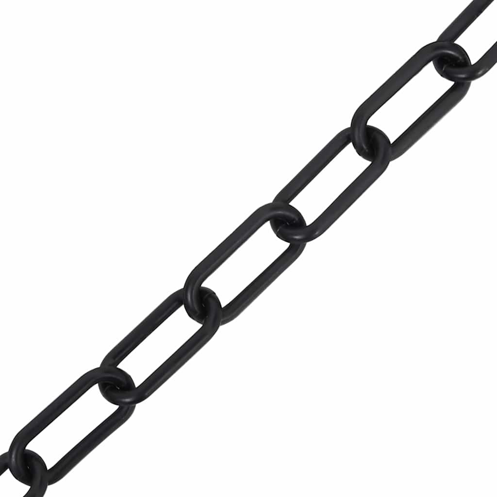 Vidaxl Sicherheitskette Ø 6 mm 30 m Plastik schwarz
