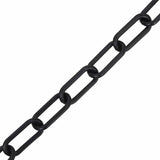 VIDAXL -Sicherheitskette Ø 8 mm 30 m Plastik schwarz