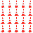 VIDAXL -Verkehrskegel 20 St reflektierend 50 cm Rot und Weiß