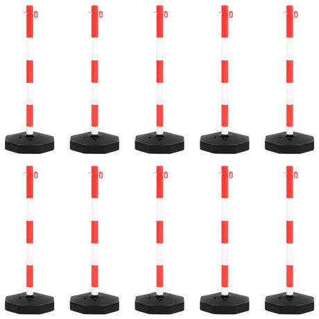 VIDAXL -Ketten -Post -Set mit Plastikkette 10 m