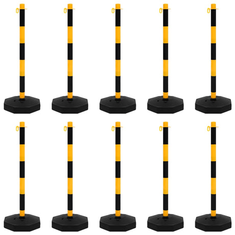VIDAXL -Ketten -Post -Set mit Plastikkette 10 m