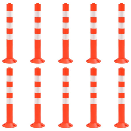 VIDAXL -Verkehrsmasten 10 ST 75 cm pe