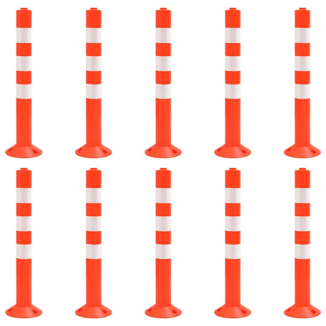 VIDAXL -Verkehrsmasten 10 ST 75 cm pe