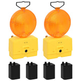 Vidaxl -Baulampen 2 STs mit Batterien 18x8x37 cm