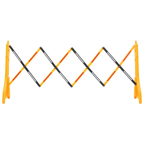 VIDAXL -Verkehrsbarriere faltbare 250x38x96 cm gelb und schwarz