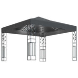 Vidaxx Pavillon mit LED-Lichterkette 3x3 m Anthrazit