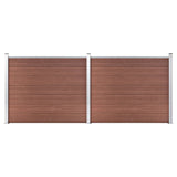 VIDAXL -Zauntafel 353x146 cm HKC Brown