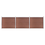 VIDAXL -Zauntafel Set 526x146 cm HKC Brown