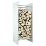 Vidaxl -Kamin Trek 40x35x100 cm gehärtetes Glas weiß