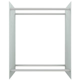 Vidaxl Kamin Trek 80x35x100 cm gehärtetes Glas weiß