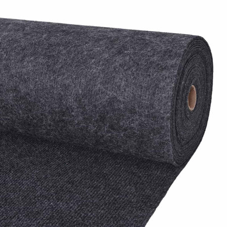 Vidaxl tapijt antracietkleurig 1,2 x 20 m polyester