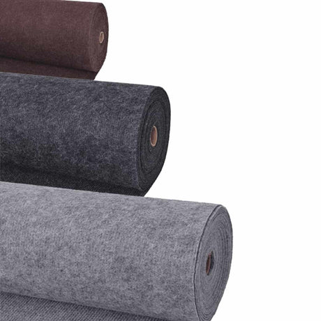 Vidaxl tapijt antracietkleurig 1,2 x 20 m polyester