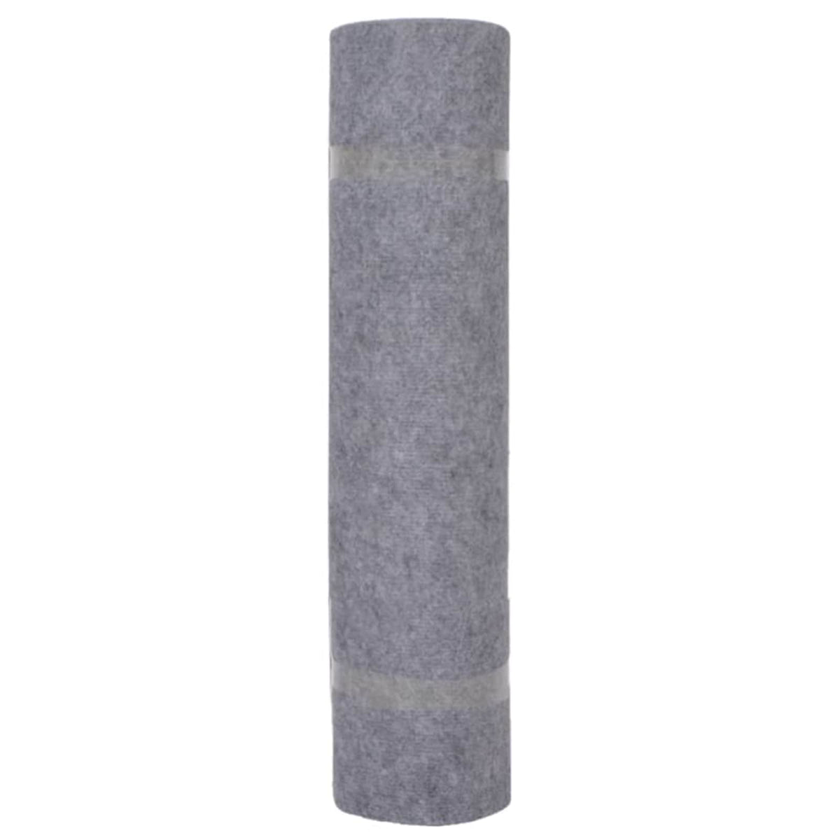 Vidaxl tapijt grijs 1,2 x 10 m polyester