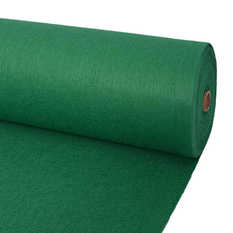 Vidaxl tapijt effen groen 1,2 x 12 m polyester