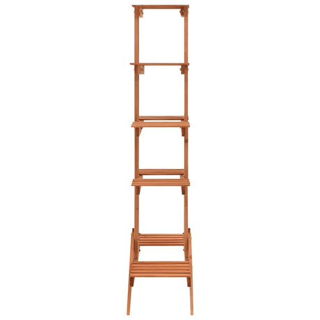 Vidaxl Plant Rack 83x25x132 cm Festkieferholz