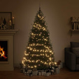 VIDAXL 61-TEIL-Weihnachtsball-Set mit Spitzen- und 150 LEDs Roségold
