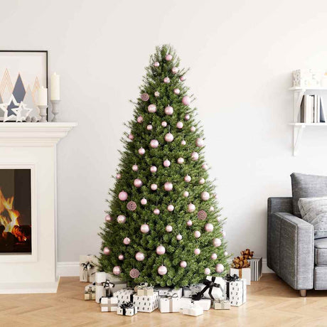 VidaXL 100-teiliges Weihnachtskugel-Set Rosa