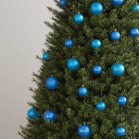 Vidaxl 100-teilige Weihnachtskugel Set Blau