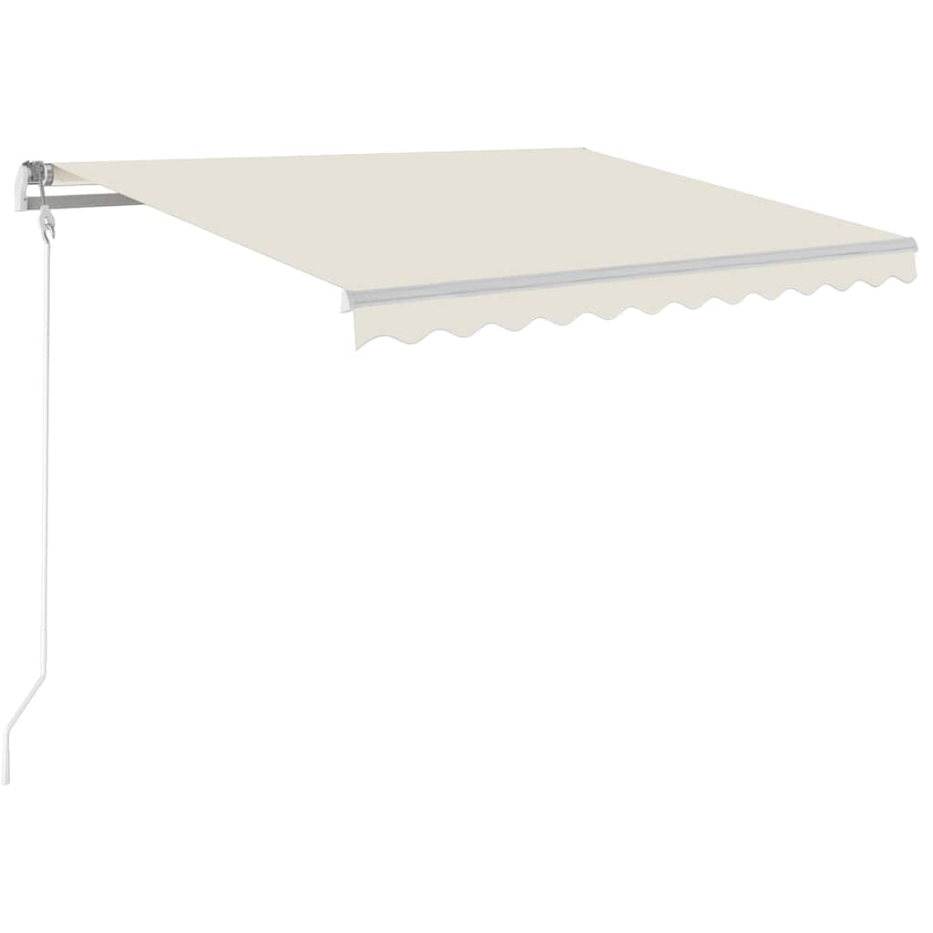 Vidaxl Luifel erstreckt sich automatisch 300x250 cm Creme
