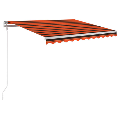 Vidaxl luifel erstreckt sich automatisch 300 x 250 cm orange und braun