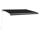 Vidaxl luifel automatisch met led en windsensor 300x250 cm antraciet